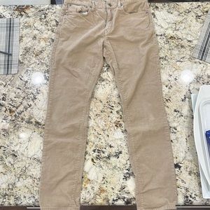 J. Crew mens skinny fit corduroy pants. Excellent condition: W-34/L-32